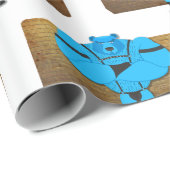 SlipperyJoe's cartoon voor homospieren beer door h Cadeaupapier (Rol Hoek)