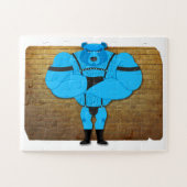 SlipperyJoe's cartoon voor homospieren beer door h Legpuzzel (Horizontaal)