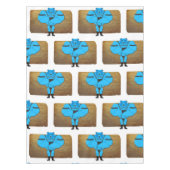 SlipperyJoe's cartoon voor homospieren beer door h Tafelkleed (Voorkant)