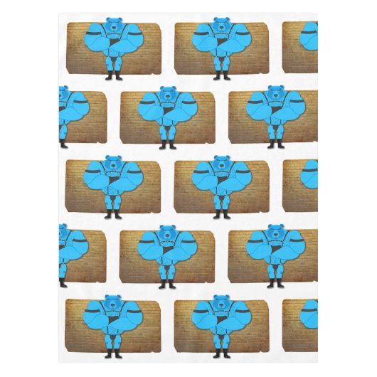 SlipperyJoe's cartoon voor homospieren beer door h Tafelkleed (Voorkant)