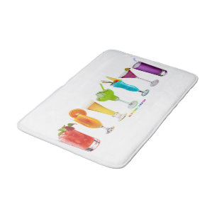 SlipperyJoe's Cheers alcohol cocktail trots neon c Badmat