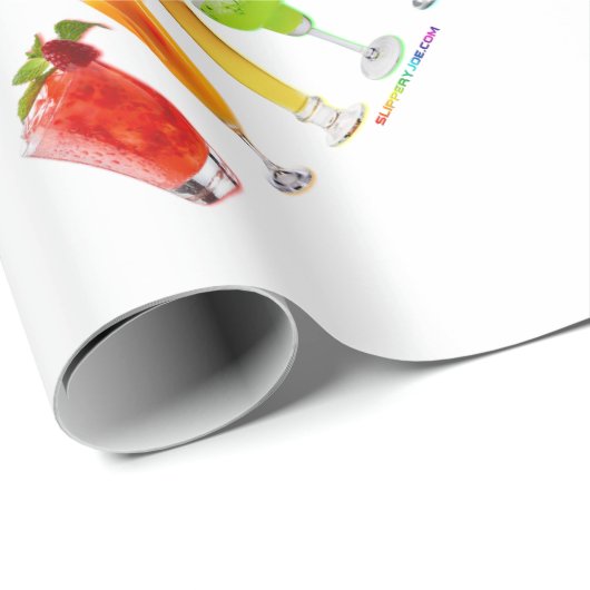 SlipperyJoe's Cheers alcohol cocktail trots neon c Cadeaupapier (Rol Hoek)