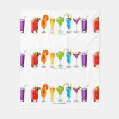 SlipperyJoe's Cheers alcohol cocktail trots neon c Fleece Deken (Voorkant)