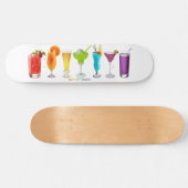 SlipperyJoe's Cheers alcohol cocktail trots neon c Persoonlijk Skateboard (Horizontaal)