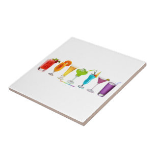 SlipperyJoe's Cheers alcohol cocktail trots neon c Tegeltje