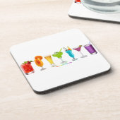 SlipperyJoe's Cheers drink alcoholcocktailpride Bier Onderzetter (Linkerzijde)