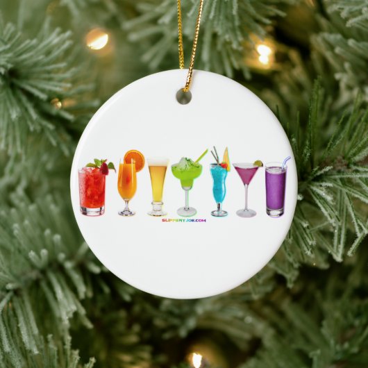SlipperyJoe's Cheers drink alcoholcocktailpride Keramisch Ornament (Boom)
