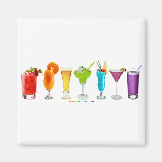 SlipperyJoe's Cheers drink alcoholcocktailpride Magneet (Voorkant)