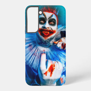 SlipperyJoe's clown outfit Happy Halloween bloed Samsung Galaxy Hoesje