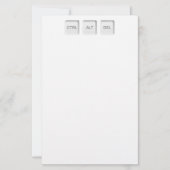 SlipperyJoe's CTRL ALT DEL computer toetsenbord kn Briefpapier (Voorkant)