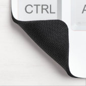SlipperyJoe's CTRL ALT DEL computer toetsenbord kn Muismat (Hoek)
