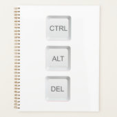 SlipperyJoe's CTRL ALT DEL computer toetsenbord kn Planner (Voorkant)