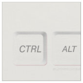 SlipperyJoe's CTRL ALT DEL computer toetsenbord kn Stof (Close Up)