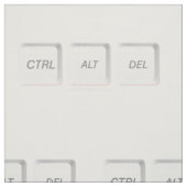 SlipperyJoe's CTRL ALT DEL computer toetsenbord kn Stof (Swatch)