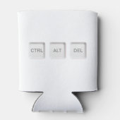 SlipperyJoe's CTRL ALT DEL knoppen drie witte com Blikjeskoeler (Achterkant)