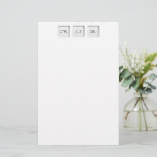 SlipperyJoe's CTRL ALT DEL-toetsenbordknop Briefpapier