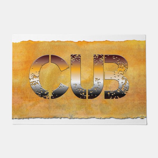 SlipperyJoe's cub beer woord sinaasappel-bruine ti Deurmat (Voorkant)