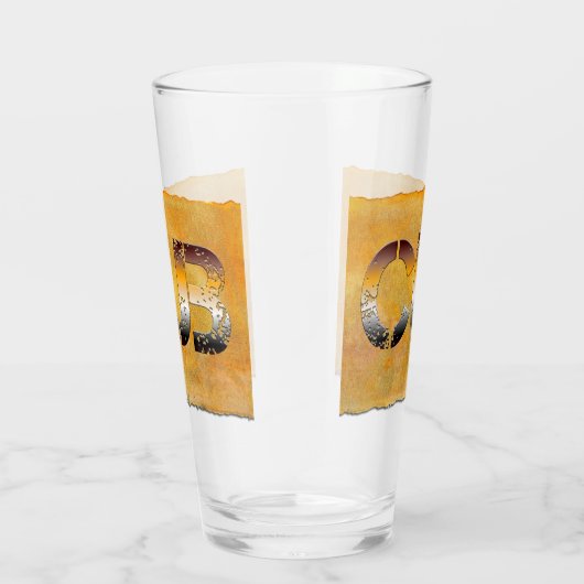 SlipperyJoe's cub beer woord sinaasappel-bruine ti Glas (Rechts)