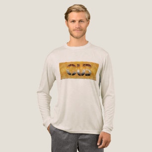 SlipperyJoe's cub beer woord sinaasappel-bruine ti Tri-Blend Shirt