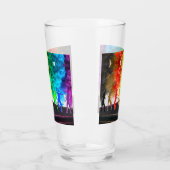 SlipperyJoe's Dancing Pride Shadows gay geschenken Glas (Links)