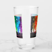 SlipperyJoe's Dancing Pride Shadows gay geschenken Glas (Rechts)