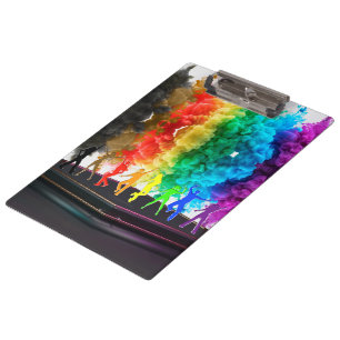 SlipperyJoe's Dancing Pride Shadows gay geschenken Klembord