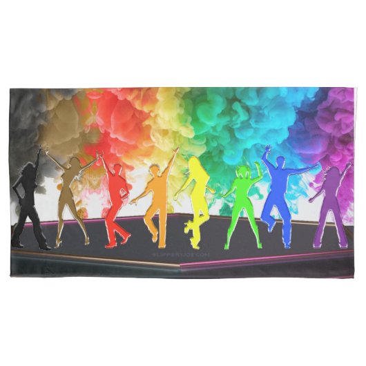 SlipperyJoe's Dancing Pride Shadows gay geschenken Kussensloop (Voorkant)