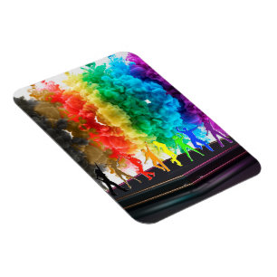 SlipperyJoe's Dancing Pride Shadows gay geschenken Magneet