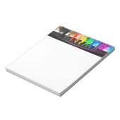 SlipperyJoe's Dancing Pride Shadows gay geschenken Notitieblok (Linkerzijde)