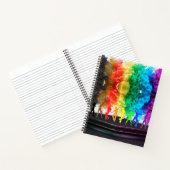 SlipperyJoe's Dancing Pride Shadows gay geschenken Notitieboek (Binnen)