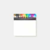 SlipperyJoe's Dancing Pride Shadows gay geschenken Post-it® Notes (Voorkant)