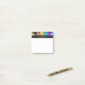 SlipperyJoe's Dancing Pride Shadows gay geschenken Post-it® Notes (Op bureau)