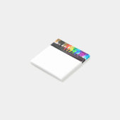 SlipperyJoe's Dancing Pride Shadows gay geschenken Post-it® Notes (Schuin)