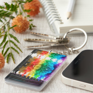 SlipperyJoe's Dancing Pride Shadows gay geschenken Sleutelhanger