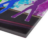 SlipperyJoe's Dancing Pride Shadows gay geschenken Snijplank (Hoek)