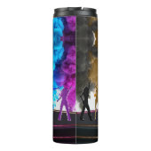 SlipperyJoe's Dancing Pride Shadows gay geschenken Thermosbeker (Achterkant)