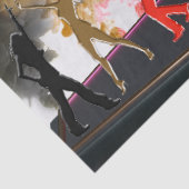 SlipperyJoe's Dancing Pride Shadows gay geschenken Tissuepapier (Detail)