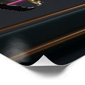 SlipperyJoe's dansende pride Shadows homo cadeauku Perfect Poster (Hoek)