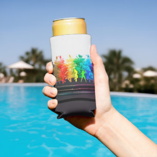 SlipperyJoe's dansende pride Shadows homo cadeauku Seltzer Blikjeskoeler