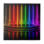 SlipperyJoe's dansoptreden ter ere van Pride Tegeltje (Voorkant)