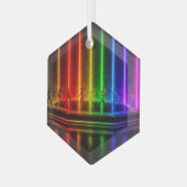 SlipperyJoe's dansvoorstelling viert Pride Glas Ornament (Voorkant links)