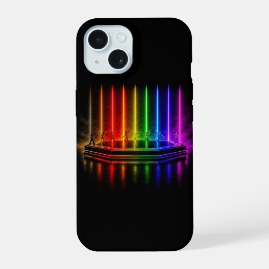 SlipperyJoe's dansvoorstelling viert Pride iPhone 15 Case (Achterkant)
