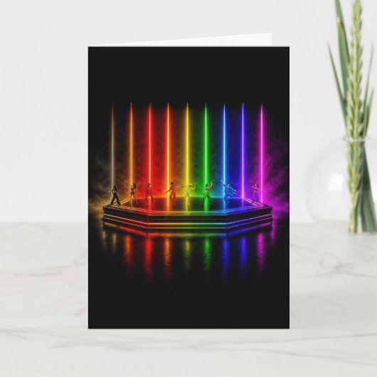 SlipperyJoe's dansvoorstelling viert Pride Kaart (Voorkant)