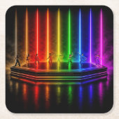SlipperyJoe's dansvoorstelling viert Pride Kartonnen Onderzetters (Voorkant)