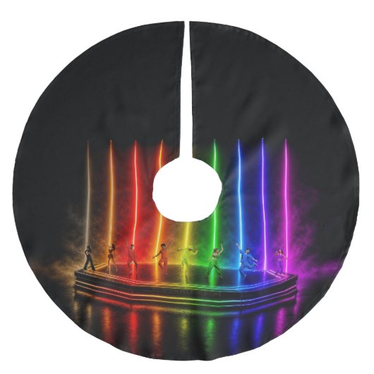 SlipperyJoe's dansvoorstelling viert Pride Kerstboom Rok (Voorkant)