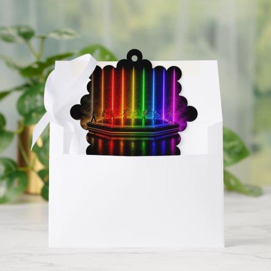 SlipperyJoe's dansvoorstelling viert Pride Ornament Kaart (Envelop)