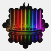 SlipperyJoe's dansvoorstelling viert Pride Ornament Kaart (Voorkant)
