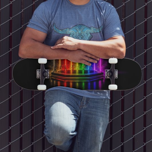 SlipperyJoe's dansvoorstelling viert Pride Persoonlijk Skateboard (Buiten 3)