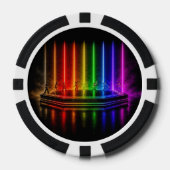SlipperyJoe's dansvoorstelling viert Pride Poker Chips (Voorkant)