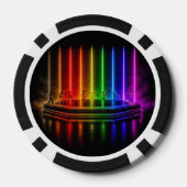 SlipperyJoe's dansvoorstelling viert Pride Poker Chips (Achterkant)